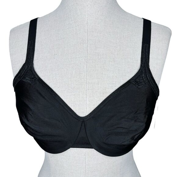 NWT Wacoal Sensibility Bra sz 32D * Black Convertible Straps Crossback Unlined - Picture 1 of 8